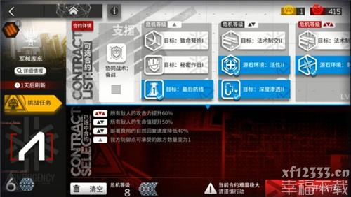 明日方舟危機合同军械库东8中配主力阵容玩法详细说明