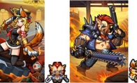 《冒险与挖矿》X《卡片怪兽》联动版本更新，全新佣兵猪霸，犬娘登场 !
