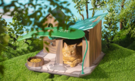 《部落冲突》联名PETKIT小佩宠物搭建公益猫屋，“流浪英雄小屋”高校安家