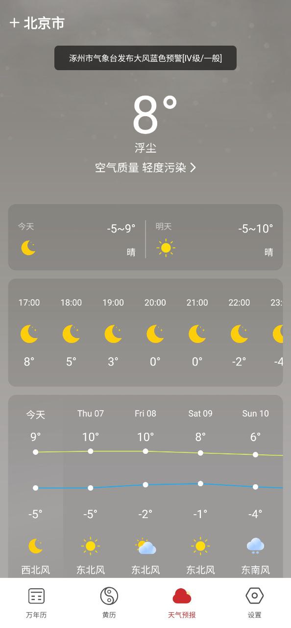 天天万年历黄历