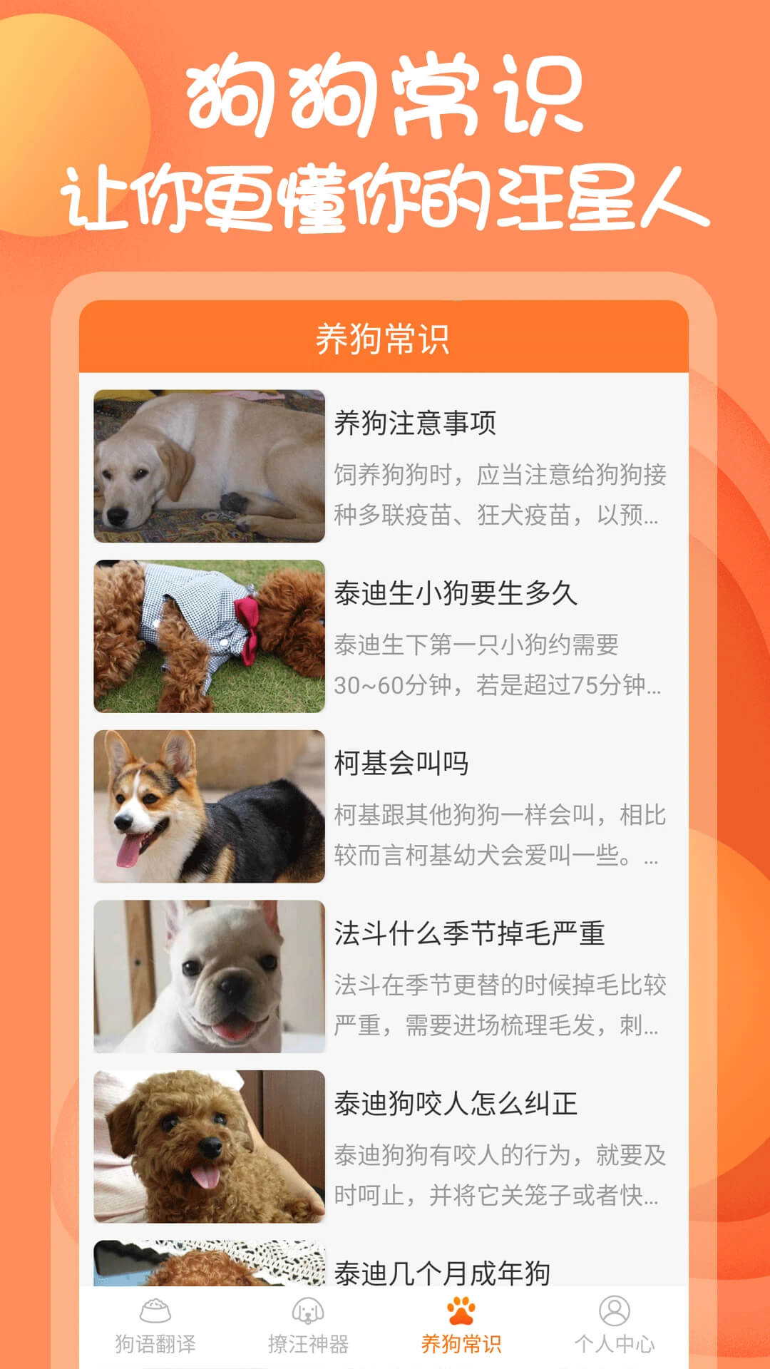 狗语交流翻译器