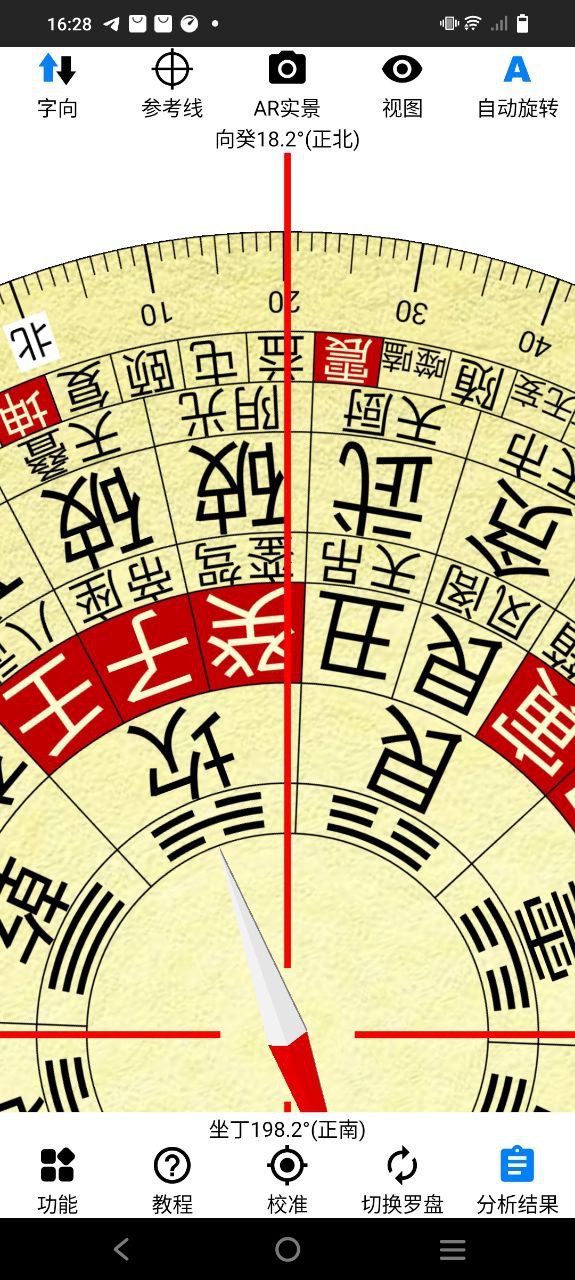黄金风水罗盘