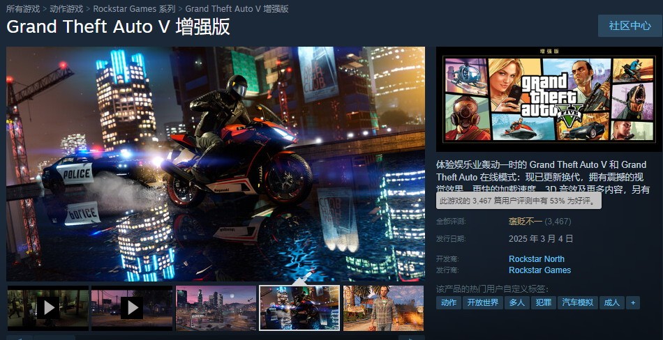 给他爱增强版Steam评价：画质提升明显