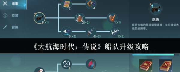 《大航海时代：传说》舰队提升技巧解析