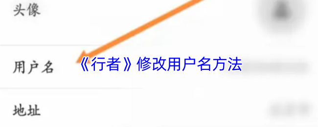 《行者骑行》如何更改您的用户名