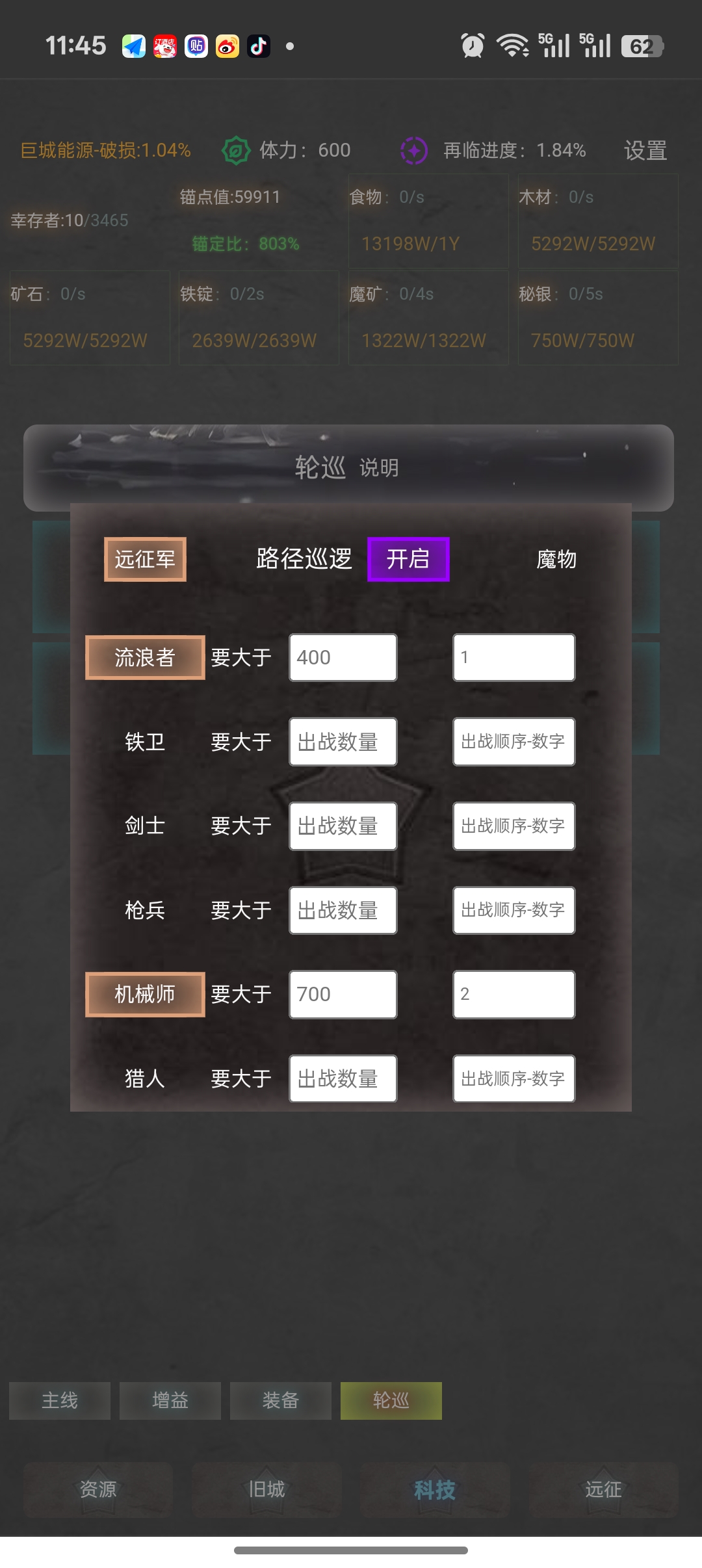 军队规模示意图