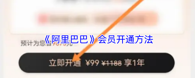 《阿里巴巴》会员激活步骤详解