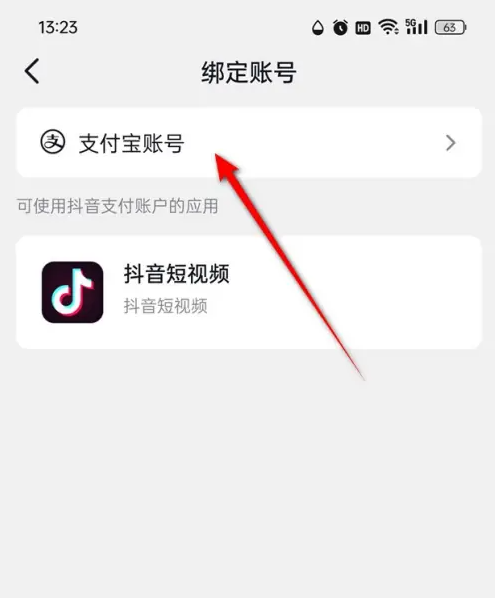 支付宝账号界面