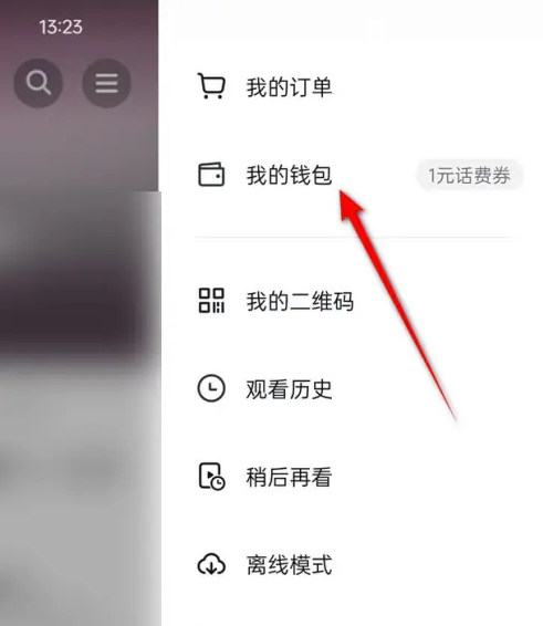 我的钱包界面