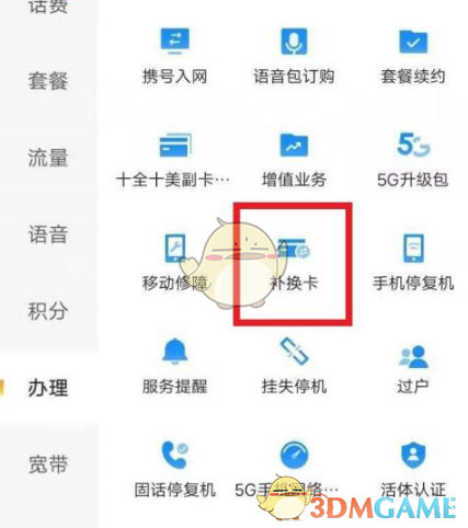 补换卡项目