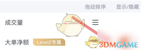 大单净额设置